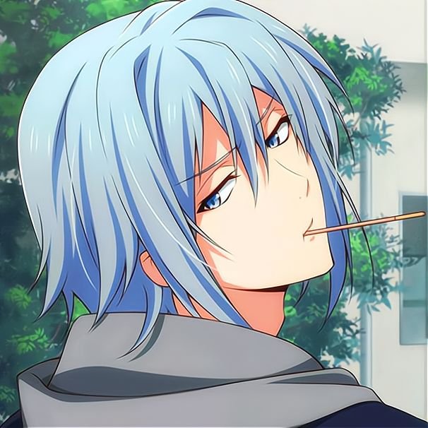 Anime PFP Blue Tone