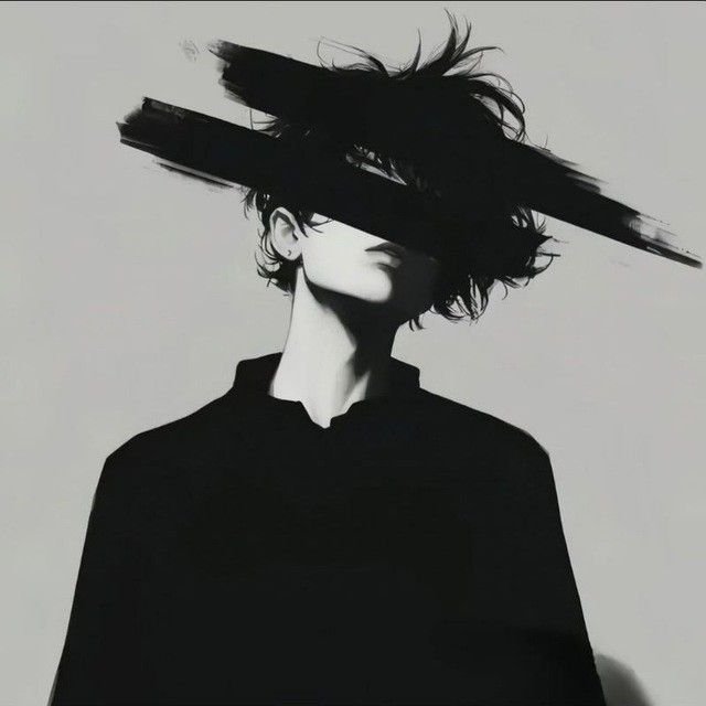 Black PFP Sad