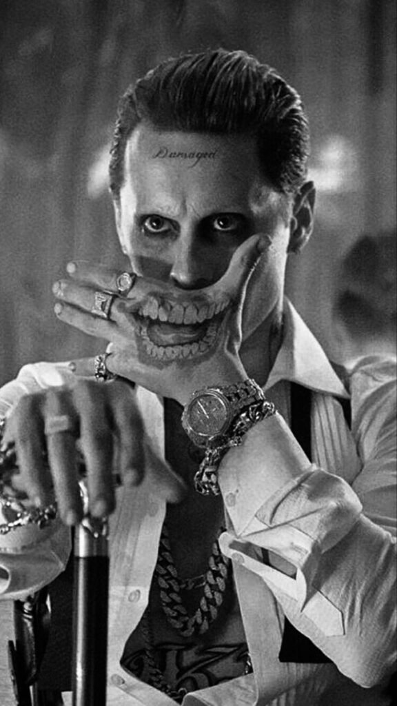 Joker PFP Black and White