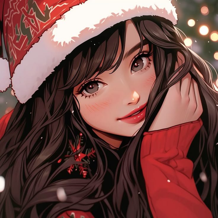 Christmas PFP Girl