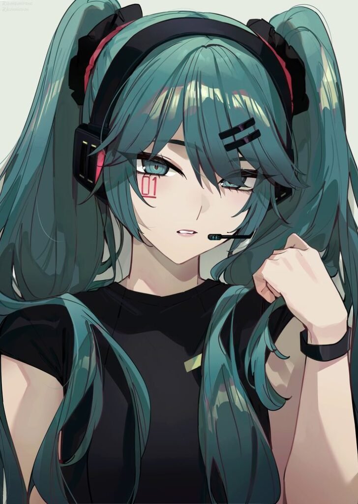 Miku PFP Dark