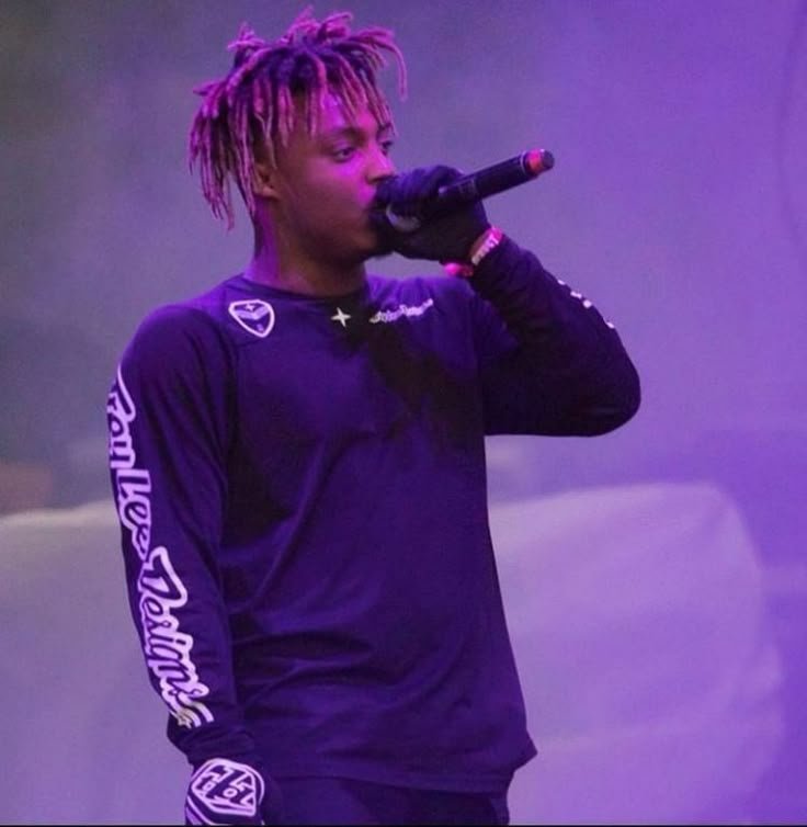 Juice wrld pfp purple