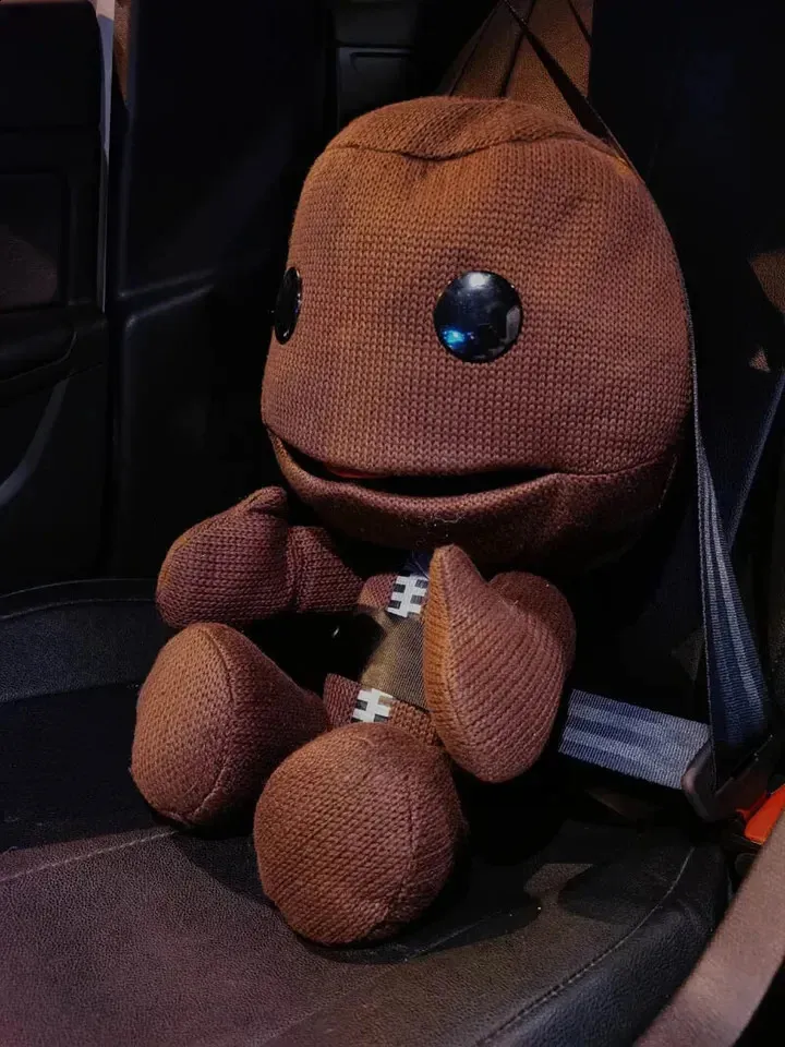 Sackboy PFP Brown Soft Tone
