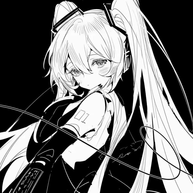 Miku PFP Dark