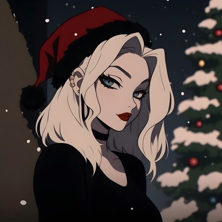 Christmas PFP Girl