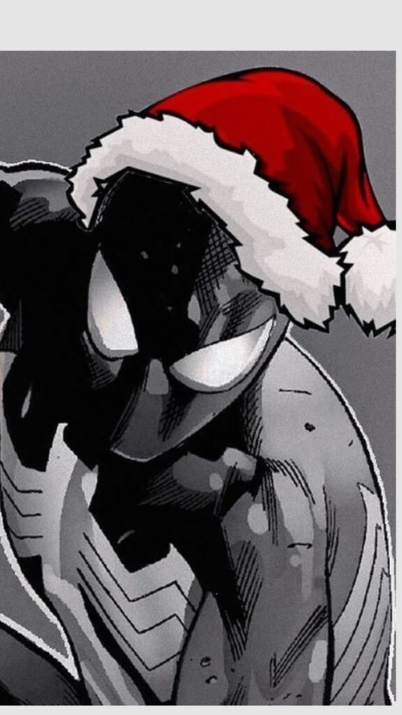 Christmas PFP Black and White