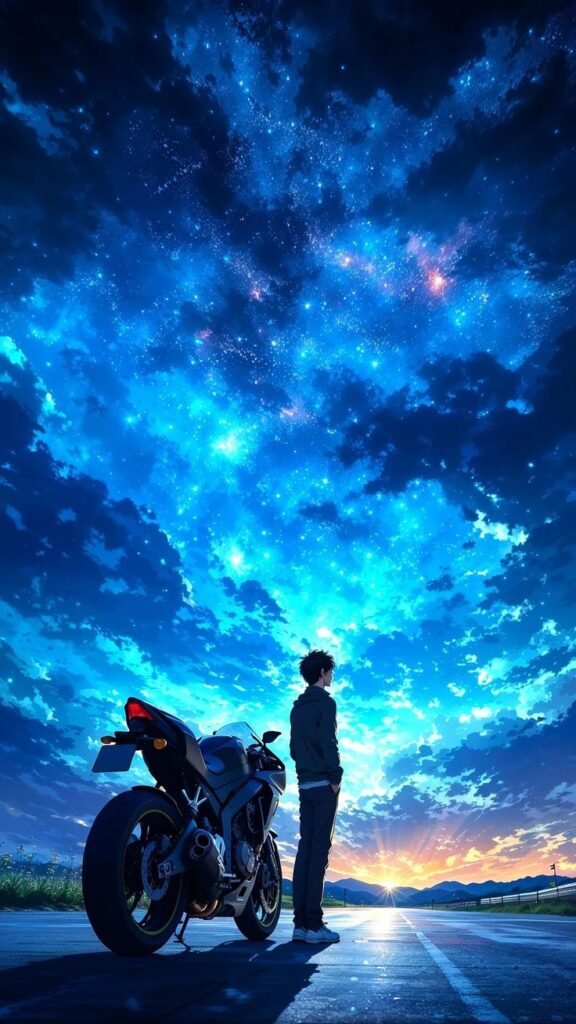 Blue PFP Background