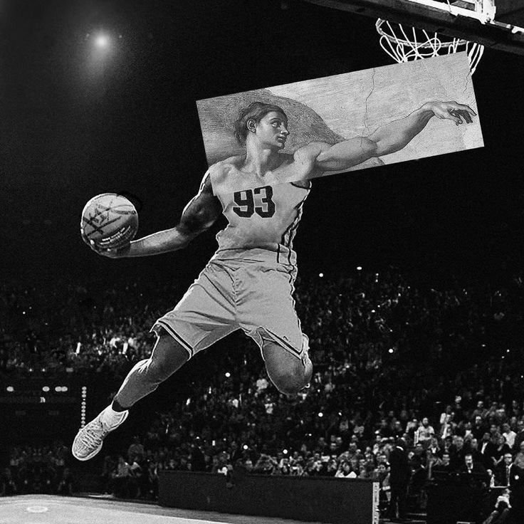 Basketball PFP Black and White