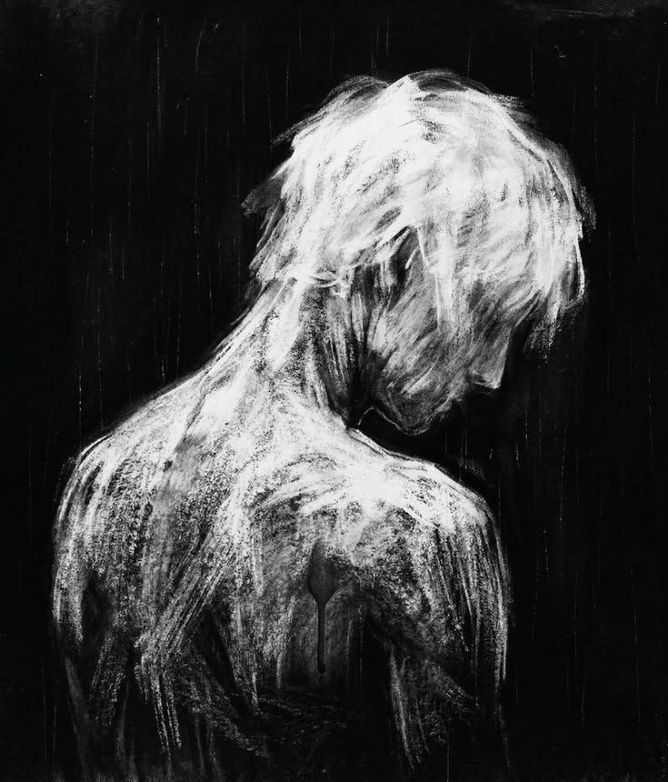 Depressed PFP Black And White