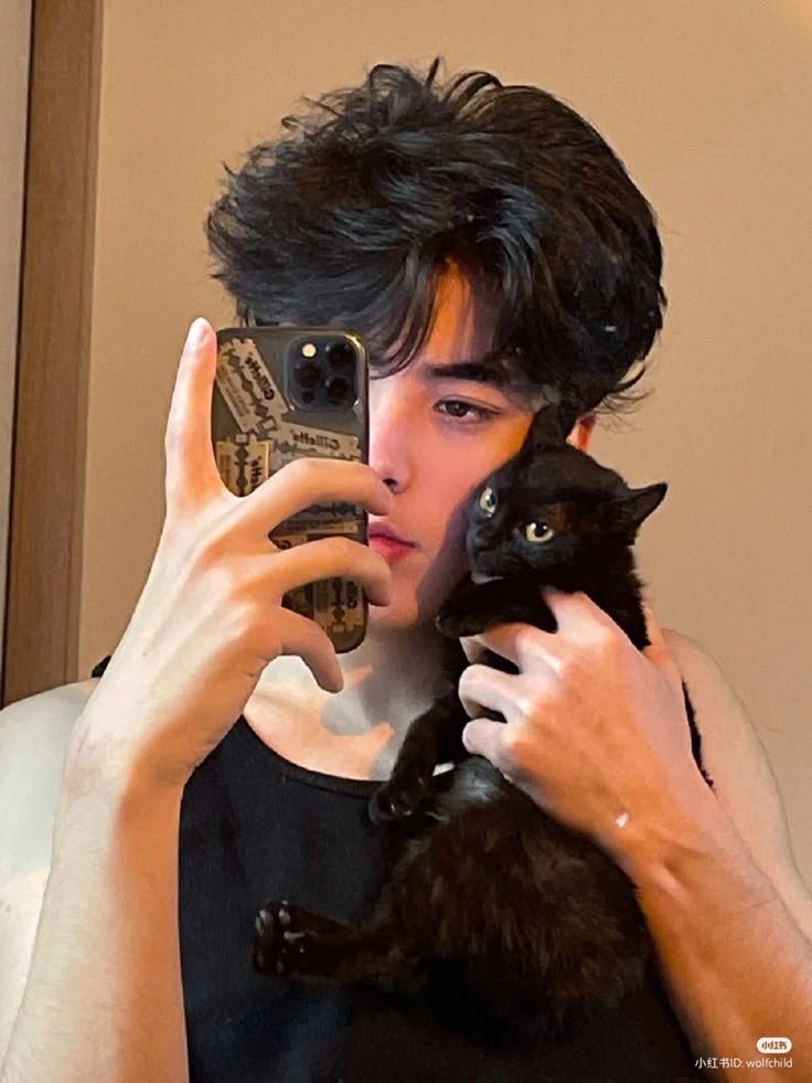 Cute Cat PFP Boy