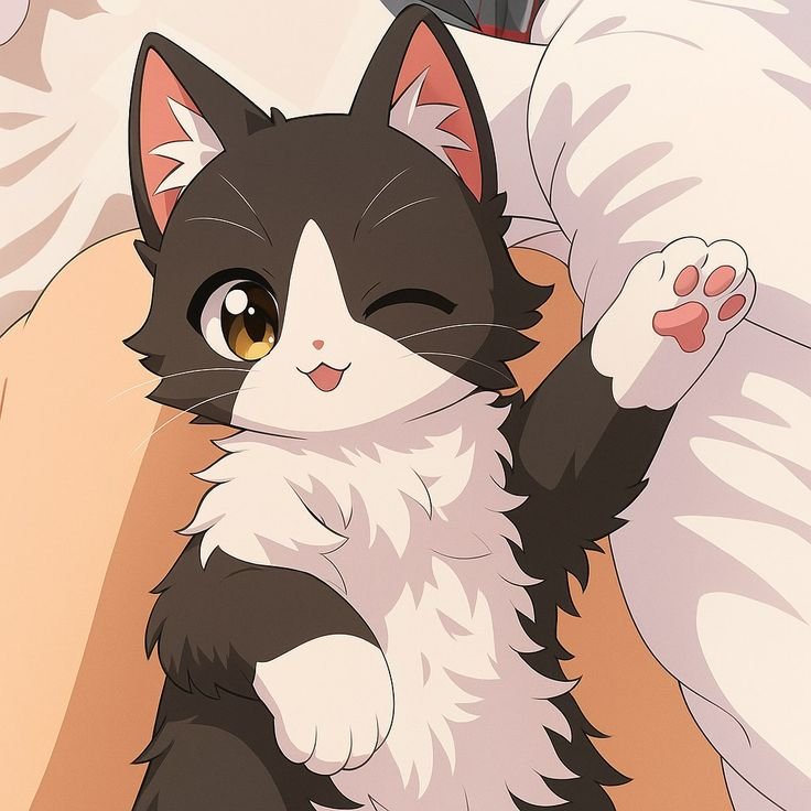 Cute Cat PFP Cartoon