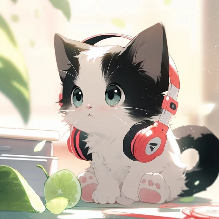 Cute Cat PFP Cartoon