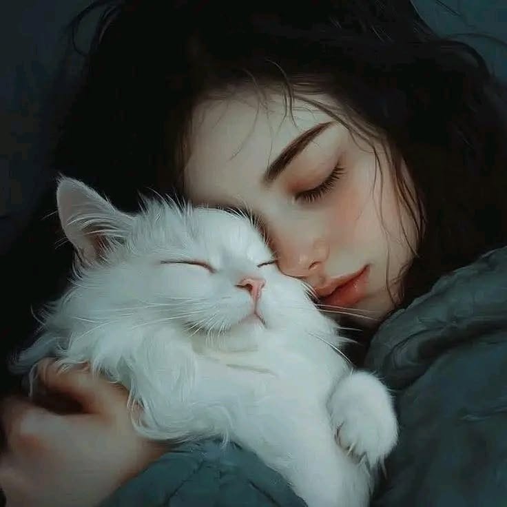 Cute Cat PFP Girl