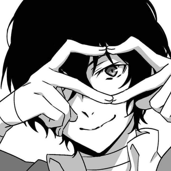 Dazai PFP Black And White