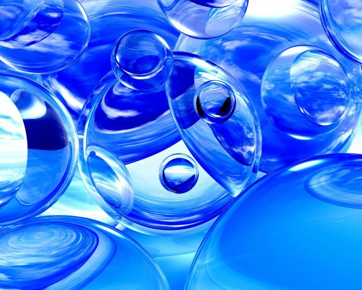 Frutiger Aero Blue Bubble PFP