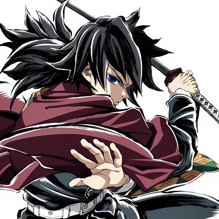 Giyu Manga PFP Colored