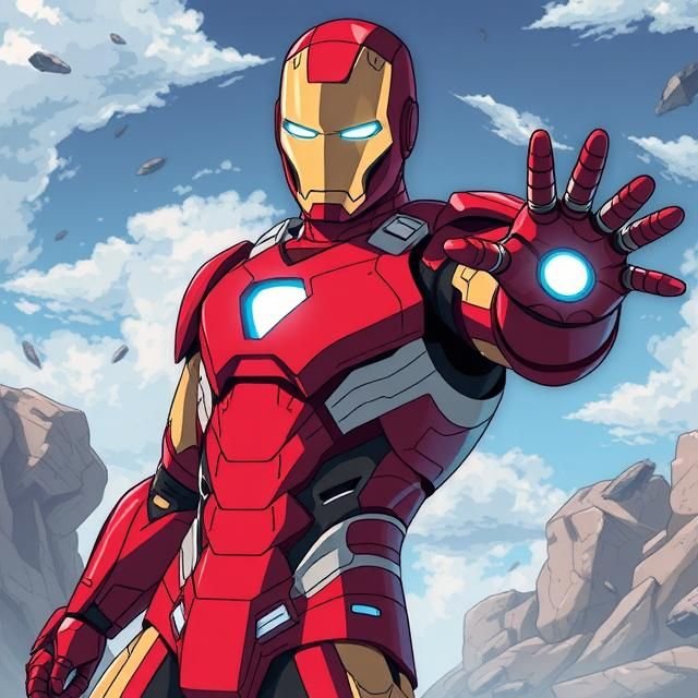 Iron Man PFP Anime