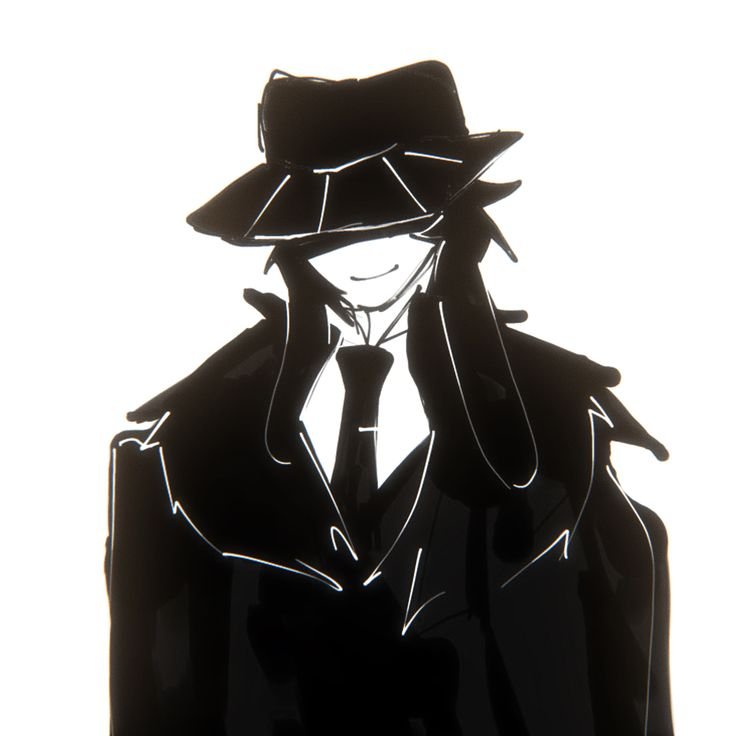 Mafioso PFP Black And White