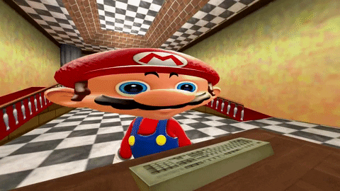Mario PFP GIF