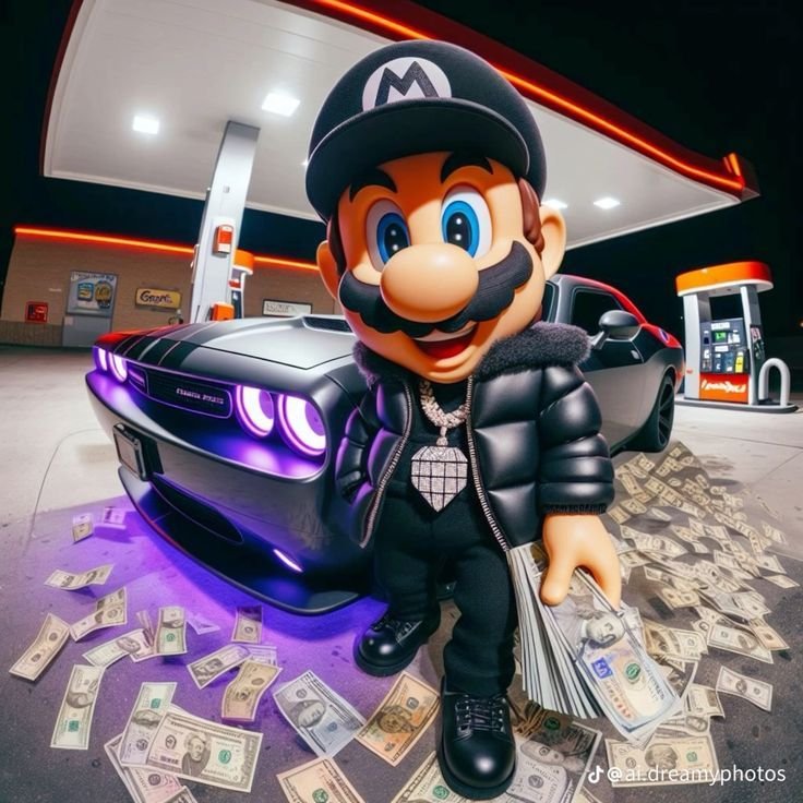 Mario PFP Meme