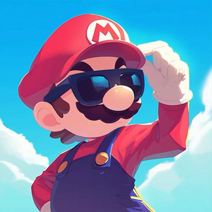 Mario PFP Pinterest