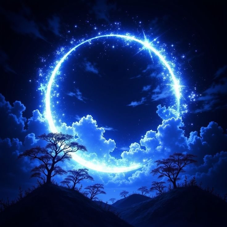 Moon PFP Blue