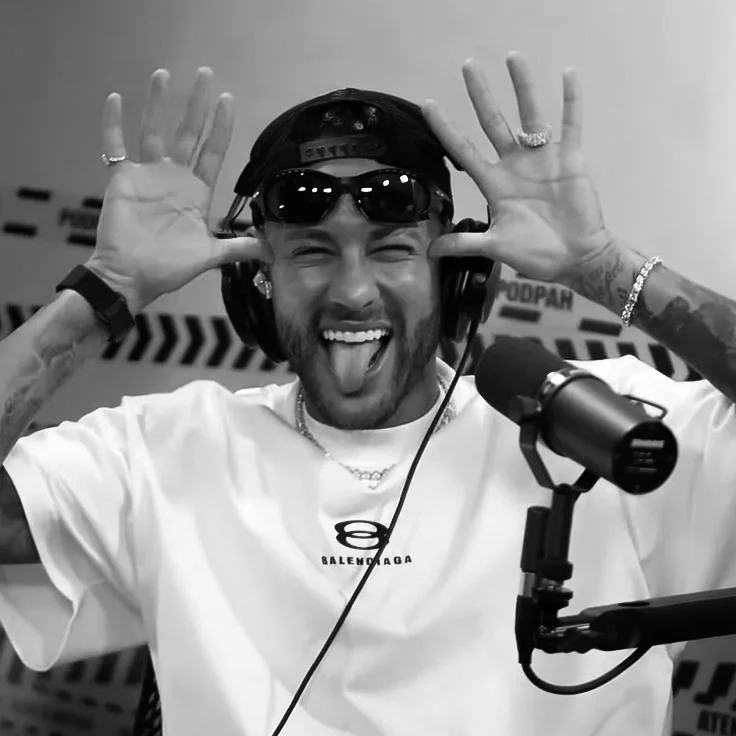 Neymar PFP Black And White