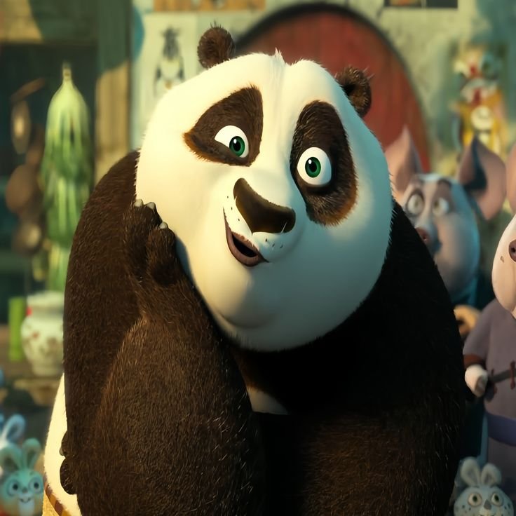 Panda PFP Cartoon