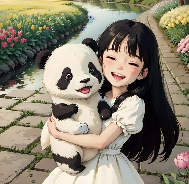 Panda PFP Girl