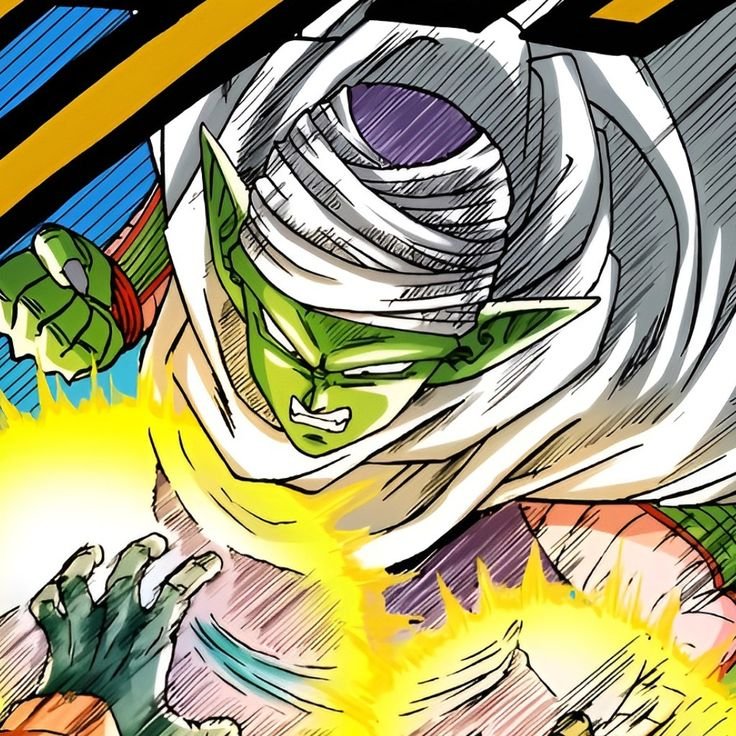 Piccolo Manga Panel Colored