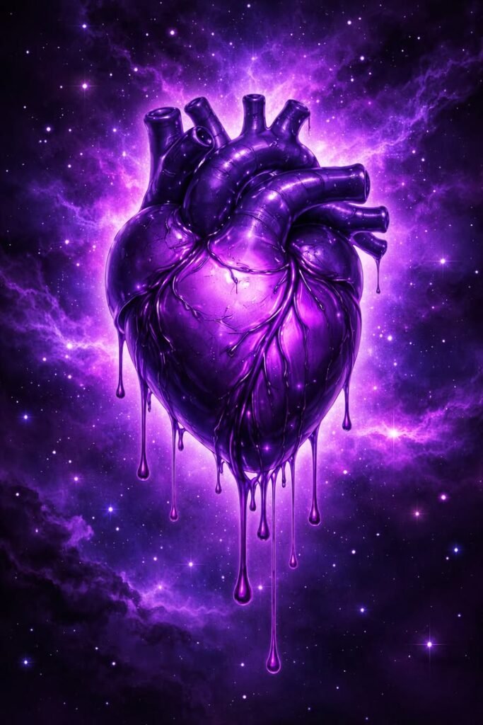 Purple Heart Aesthetic PFP