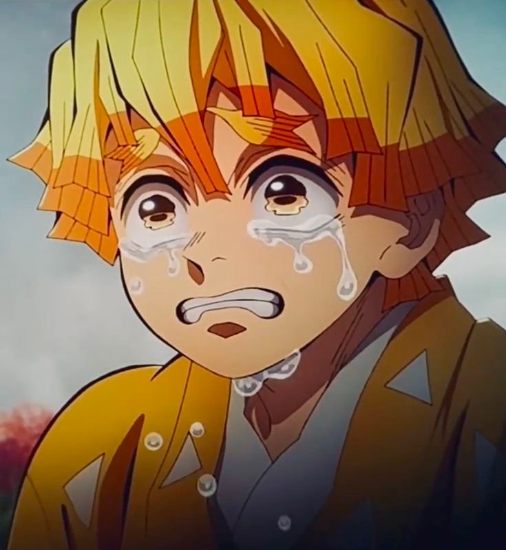 Zenitsu PFP Sad