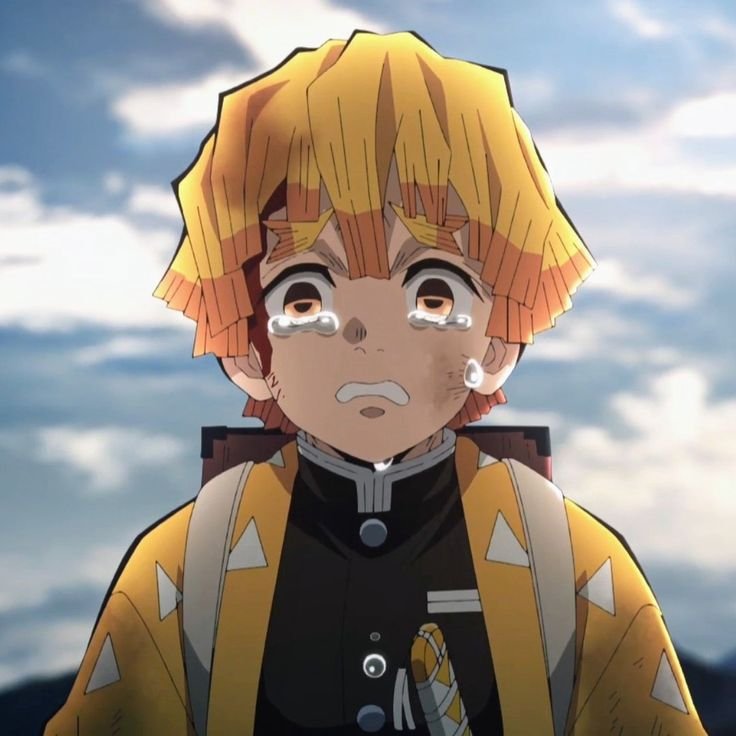 Zenitsu PFP Sad