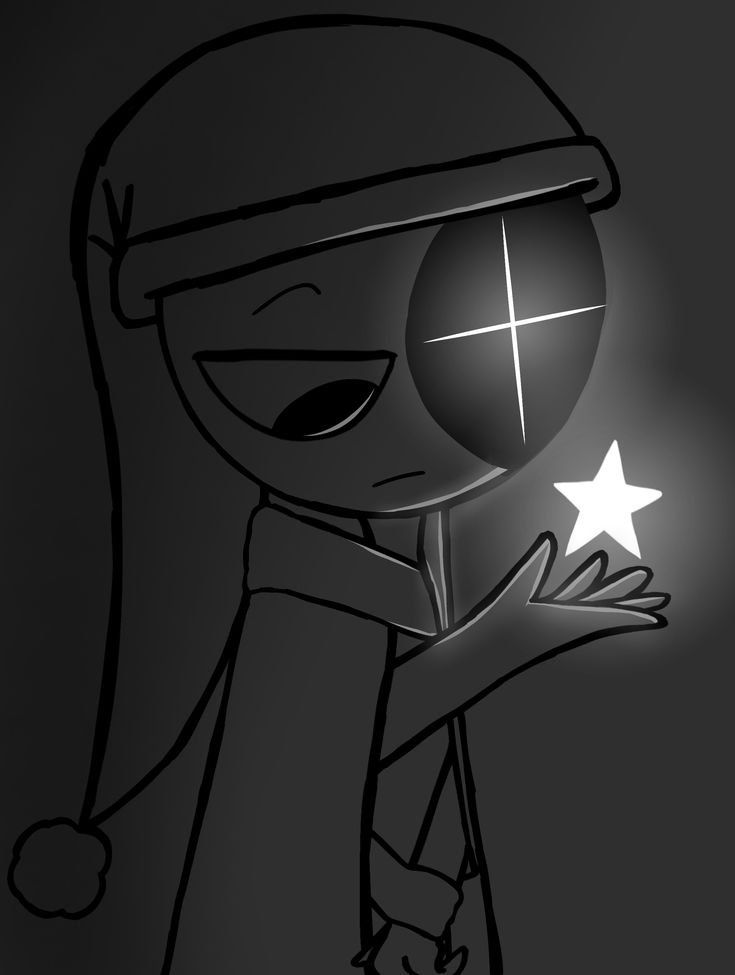 Astro PFP Black and White