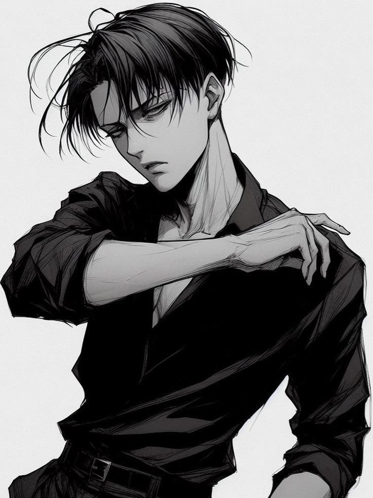 AOT PFP Black And White