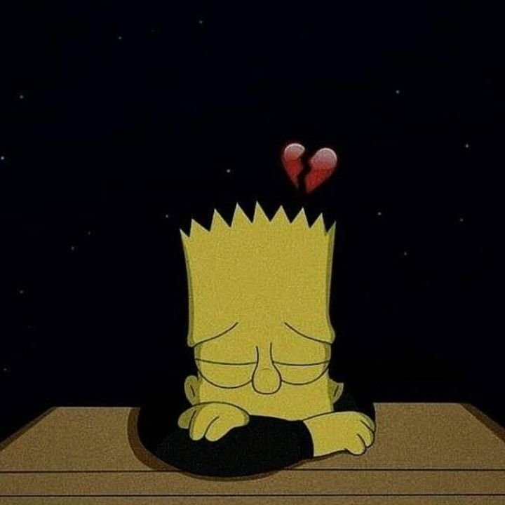 Bart Simpson Depressed PFP